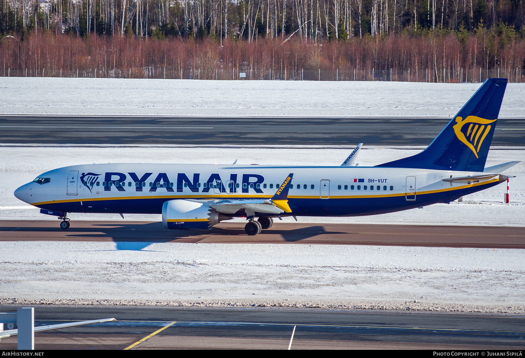 Aircraft Photo of 9H-VUT | Boeing 737-8200 Max 200 | Ryanair | AirHistory.net #552711