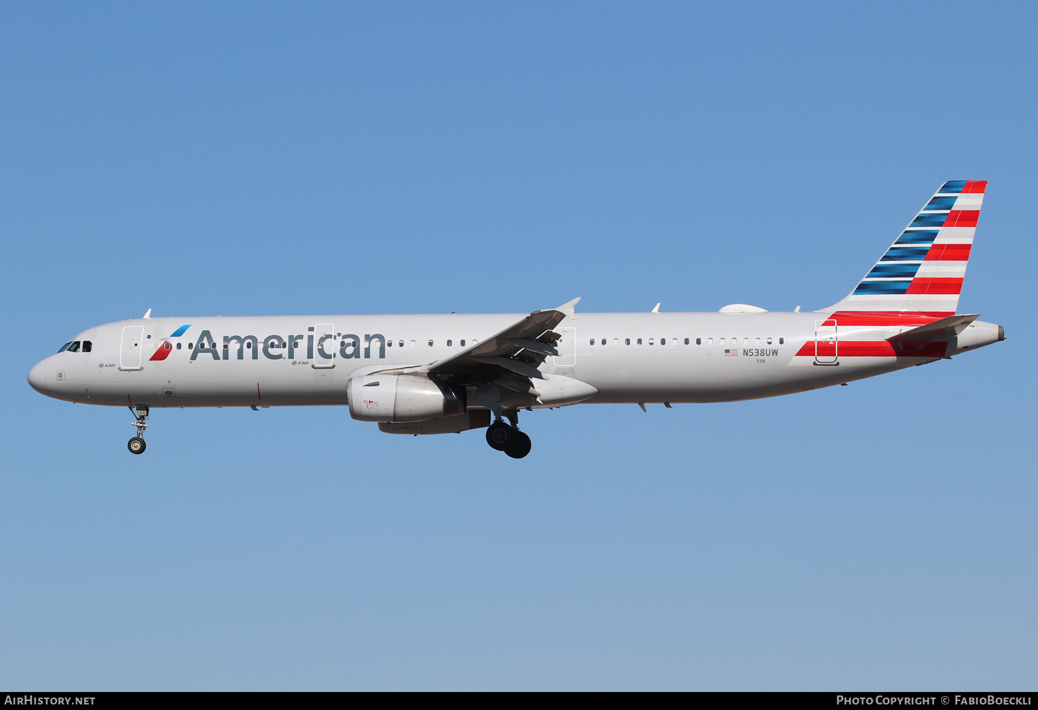 Aircraft Photo of N538UW | Airbus A321-231 | American Airlines | AirHistory.net #552726