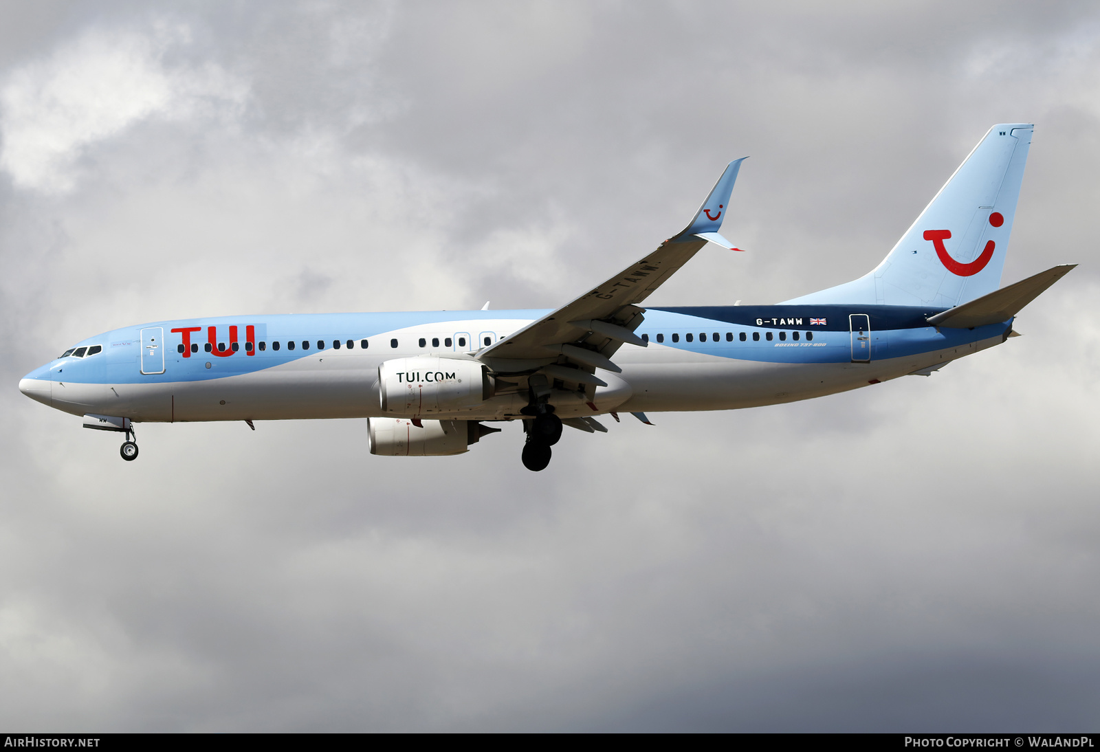 Aircraft Photo of G-TAWW | Boeing 737-8K5 | TUI | AirHistory.net #552727