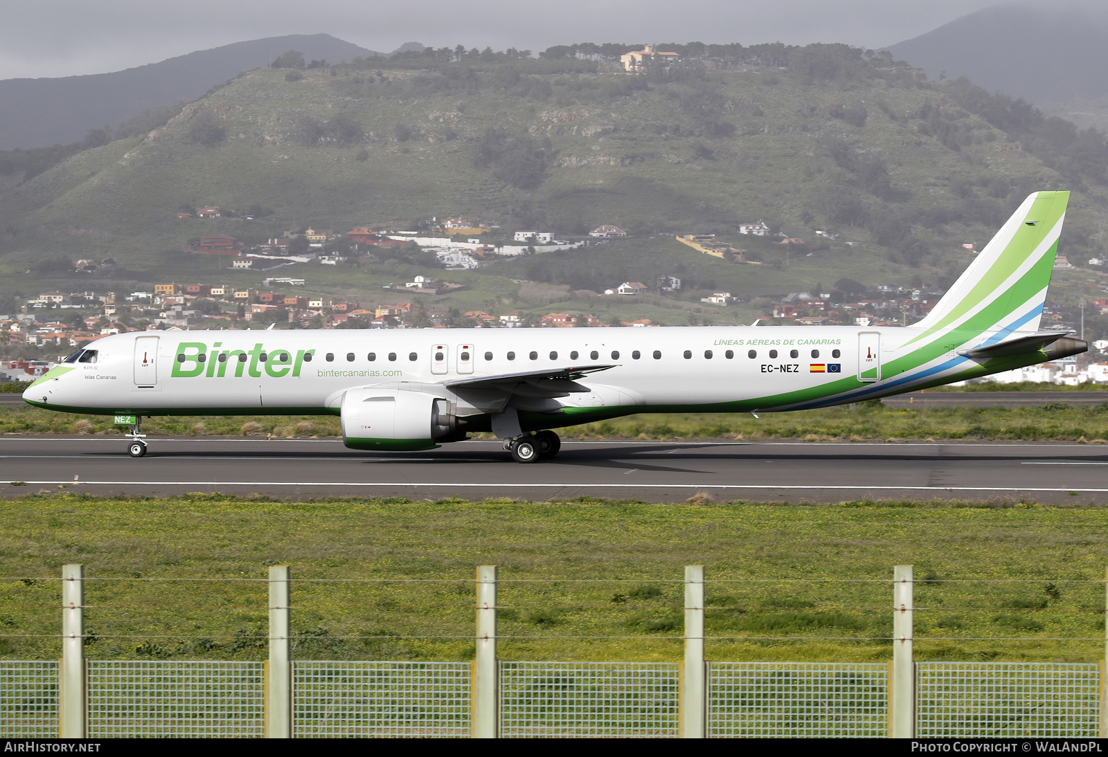 Aircraft Photo of EC-NEZ | Embraer 195-E2 (ERJ-190-400) | Binter Canarias | AirHistory.net #552761