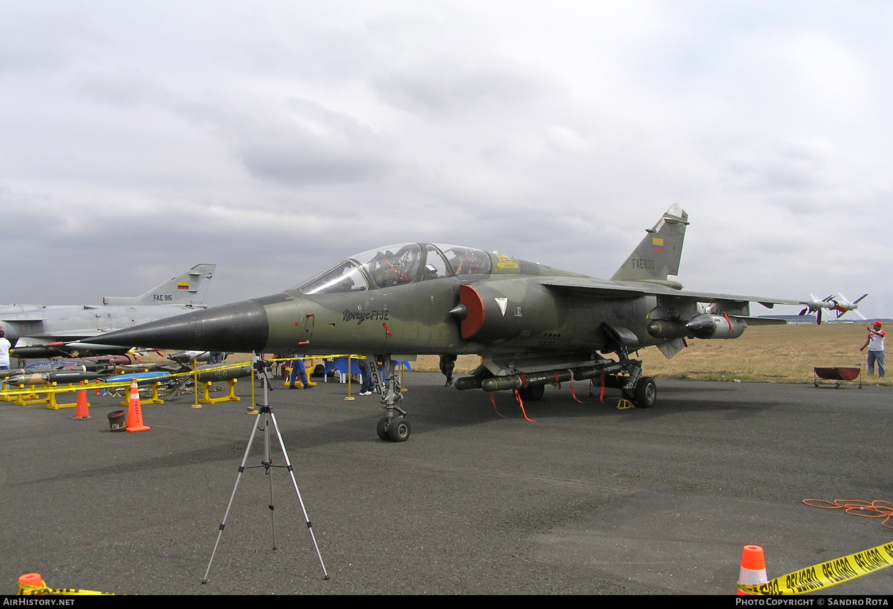 Aircraft Photo of FAE830 Dassault Mirage F1JE Ecuador Air Force