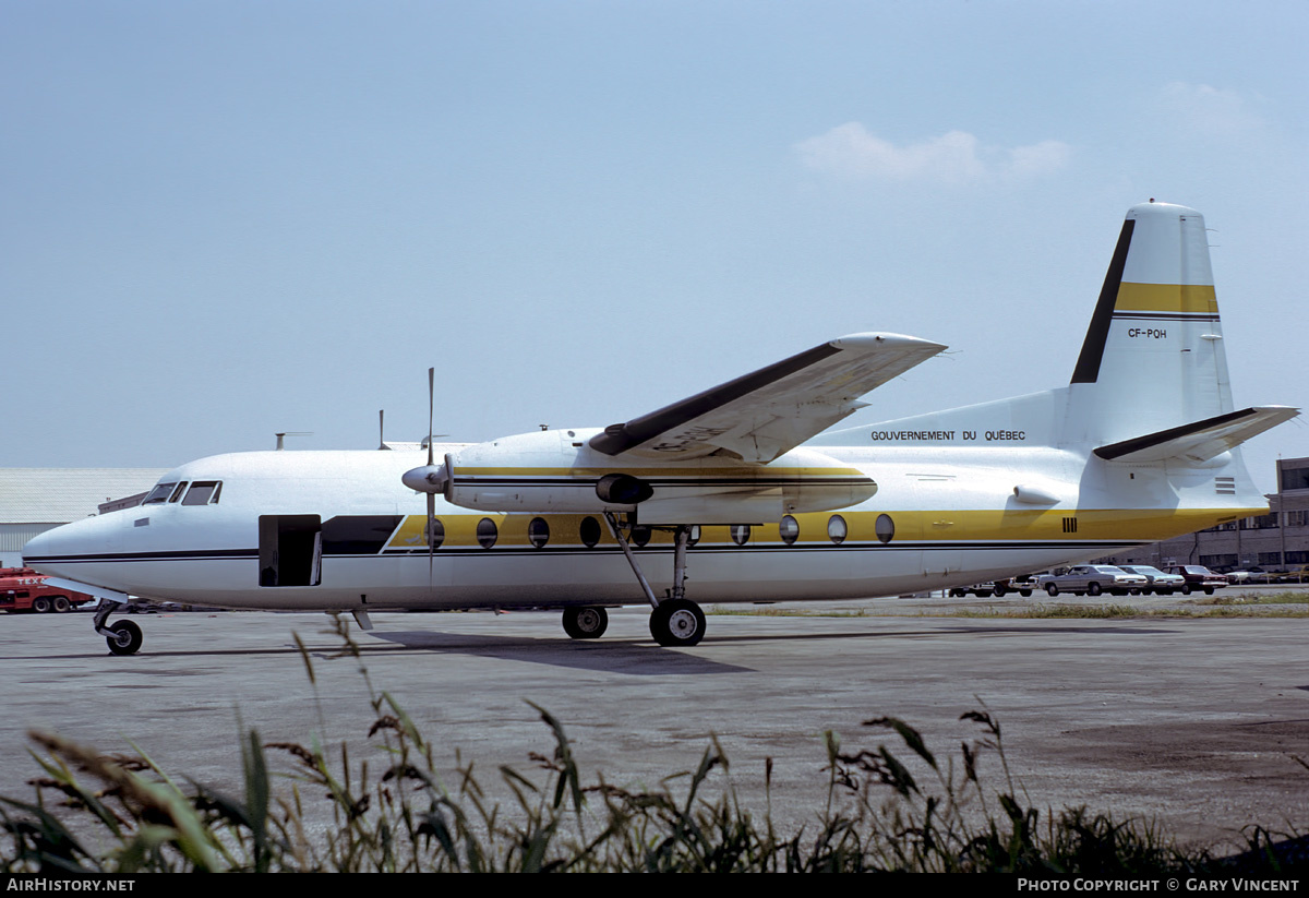 Aircraft Photo of C-FPQH | Fairchild F-27F | Gouvernement du Québec | AirHistory.net #552788