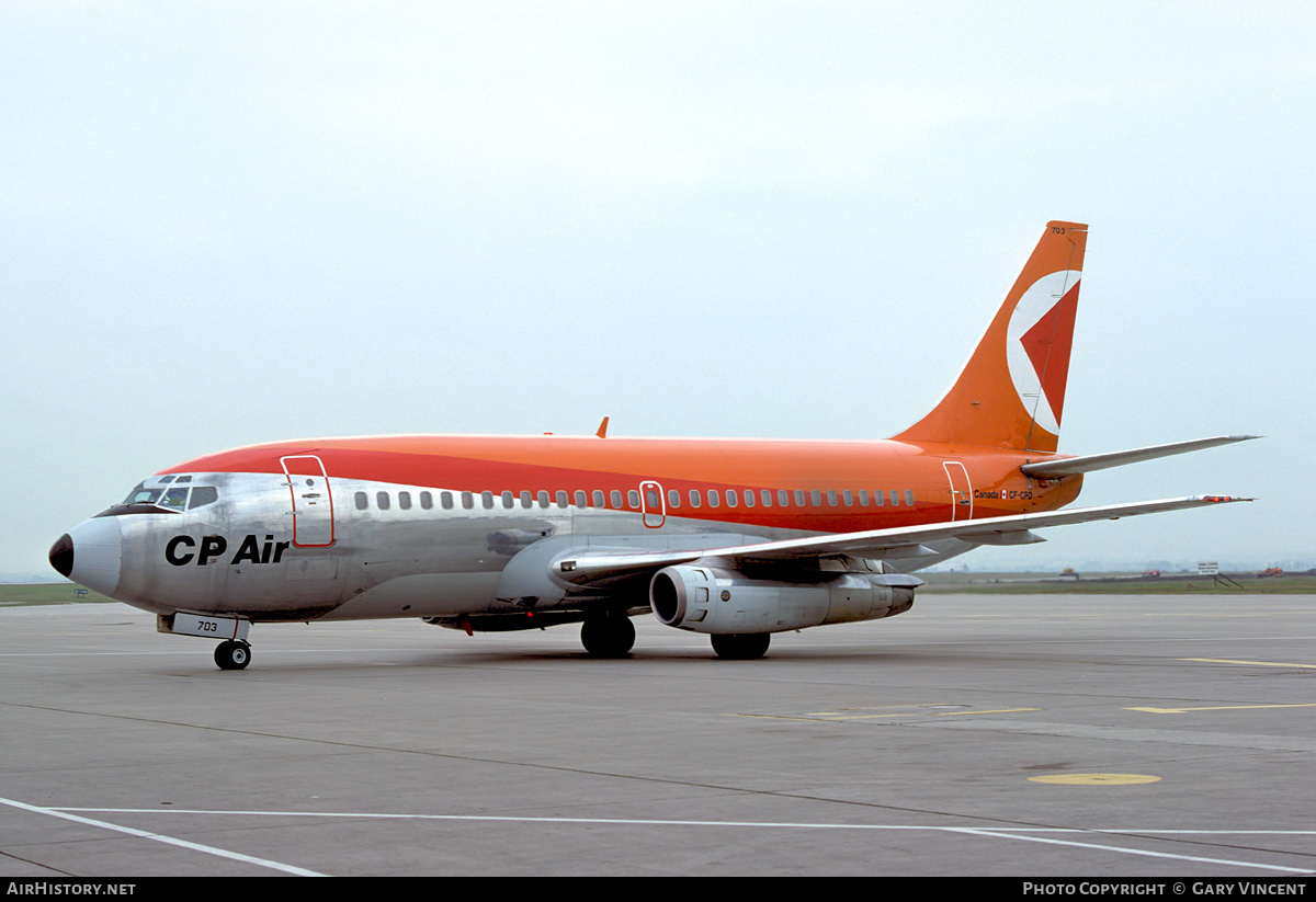 Aircraft Photo of CF-CPD | Boeing 737-217 | CP Air | AirHistory.net #552797