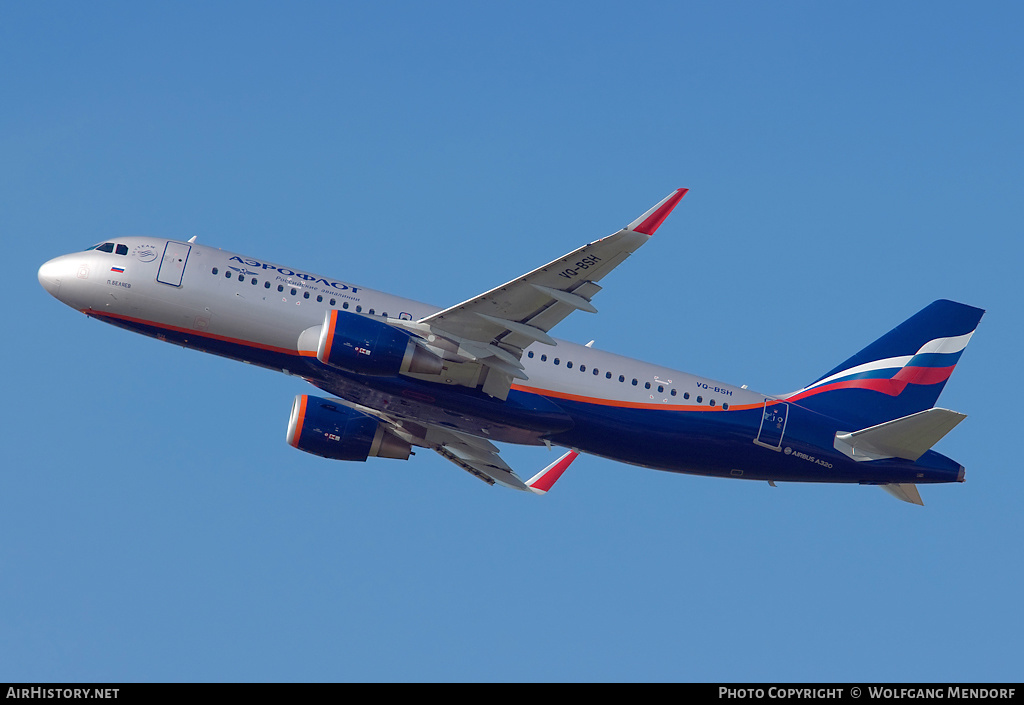 Aircraft Photo of VQ-BSH | Airbus A320-214 | Aeroflot - Russian Airlines | AirHistory.net #552827