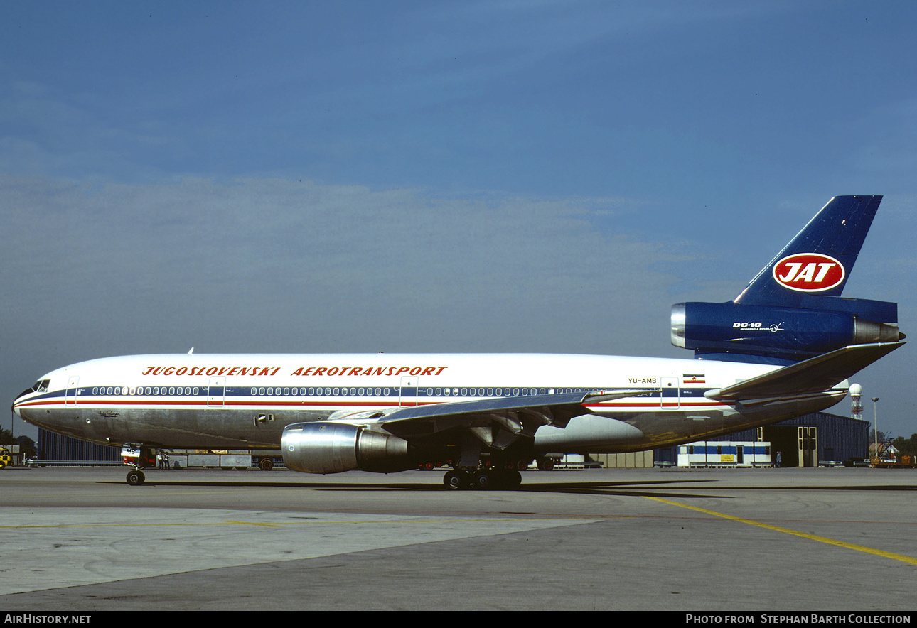 Aircraft Photo of YU-AMB | McDonnell Douglas DC-10-30 | JAT Yugoslav Airlines - Jugoslovenski Aerotransport | AirHistory.net #552828