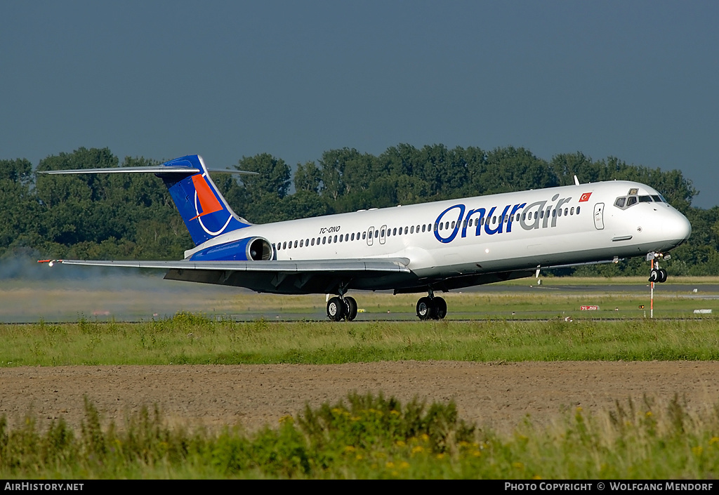 Aircraft Photo of TC-ONO | McDonnell Douglas MD-88 | Onur Air | AirHistory.net #552840