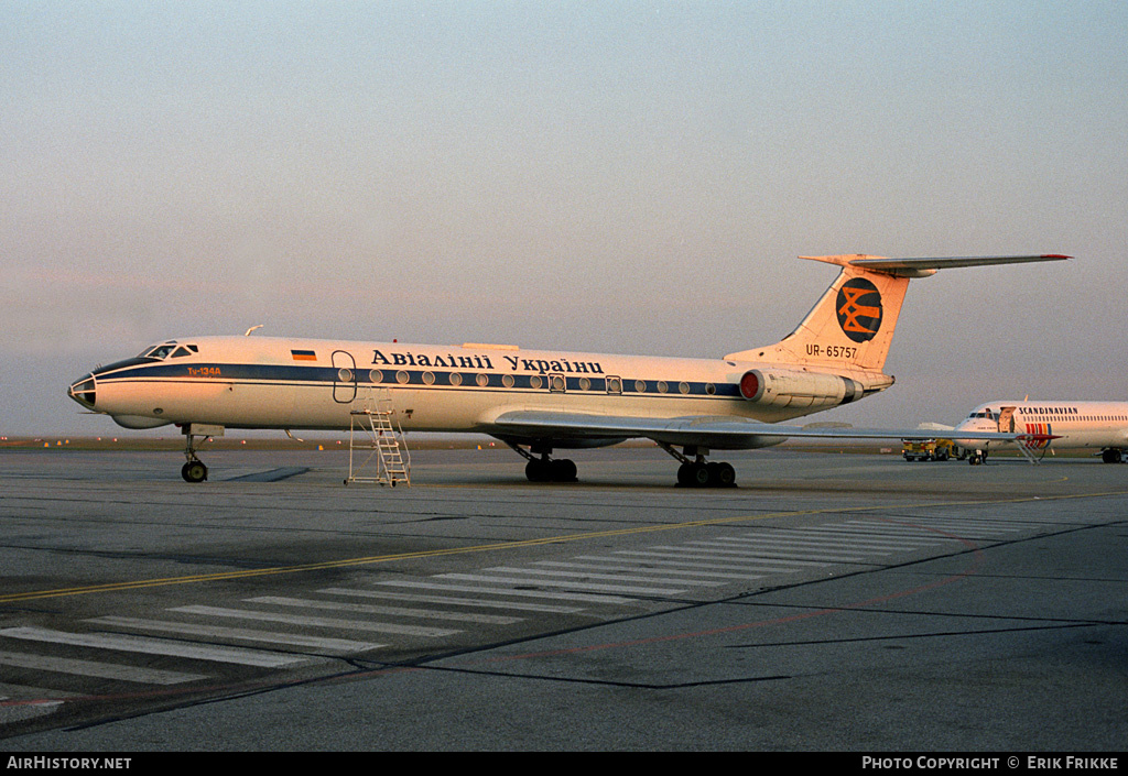 Aircraft Photo of UR-65757 | Tupolev Tu-134A-3 | Air Ukraine | AirHistory.net #552848