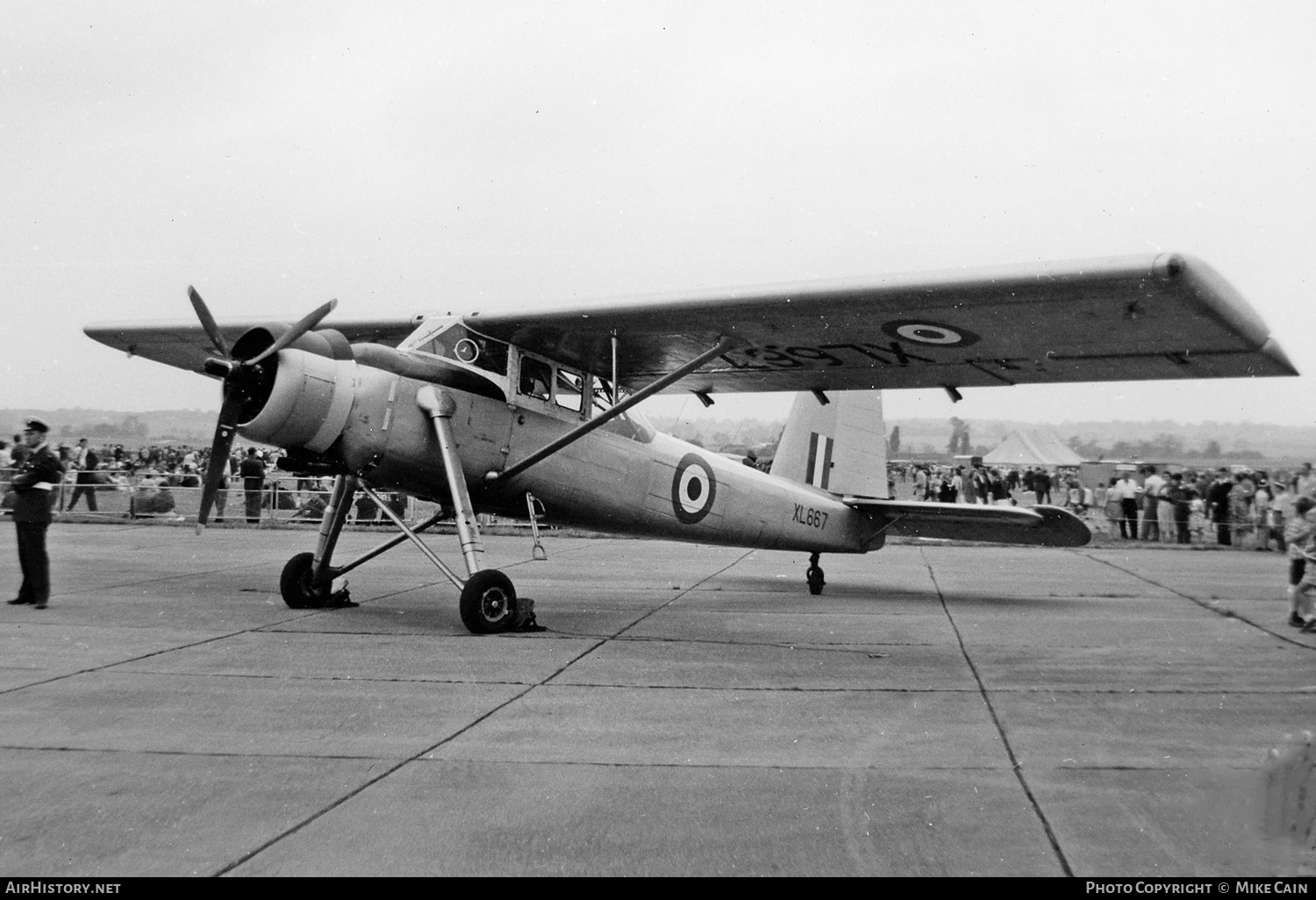 Aircraft Photo of XL667 | Scottish Aviation Pioneer CC.1 | UK - Air Force | AirHistory.net #552849