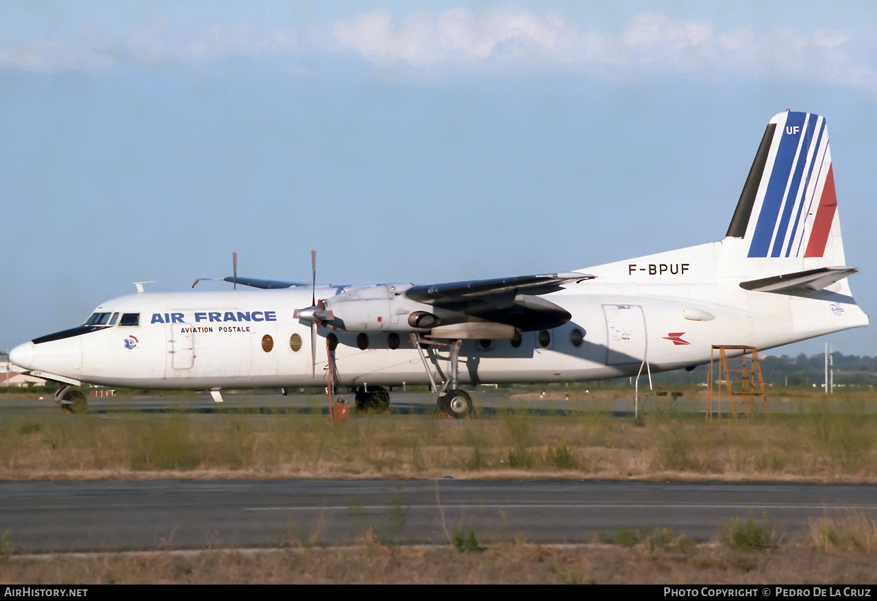 Aircraft Photo of F-BPUF | Fokker F27-500 Friendship | Air France | AirHistory.net #552894