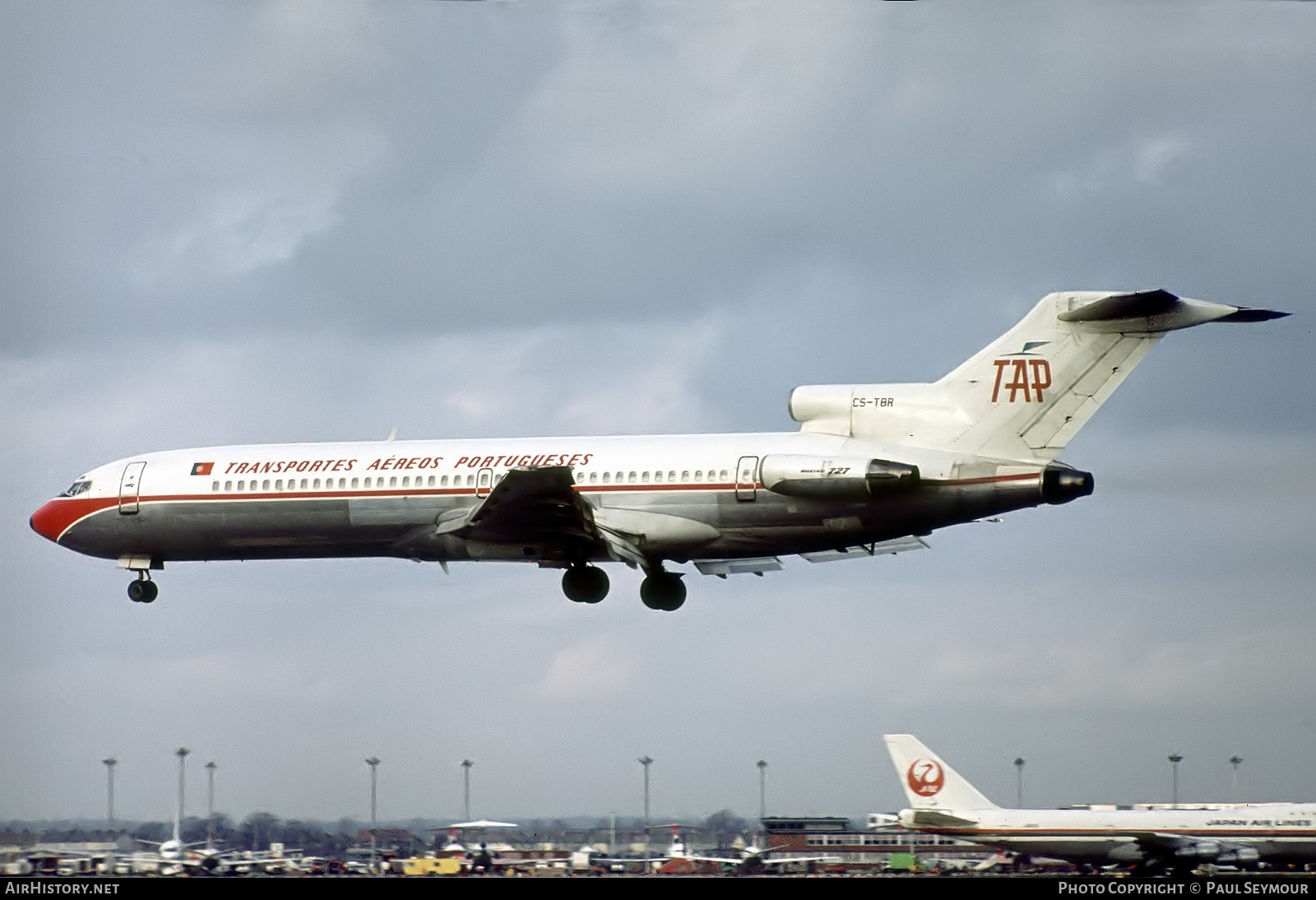Aircraft Photo of CS-TBR | Boeing 727-282/Adv | TAP - Transportes Aéreos Portugueses | AirHistory.net #552898