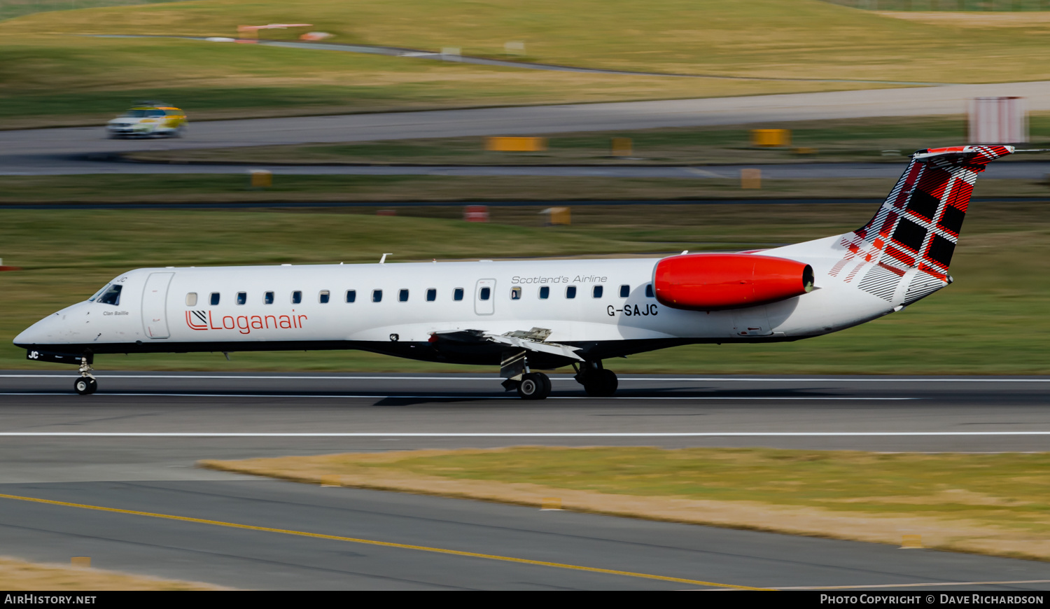 Aircraft Photo of G-SAJC | Embraer ERJ-145EP (EMB-145EP) | Loganair | AirHistory.net #552911