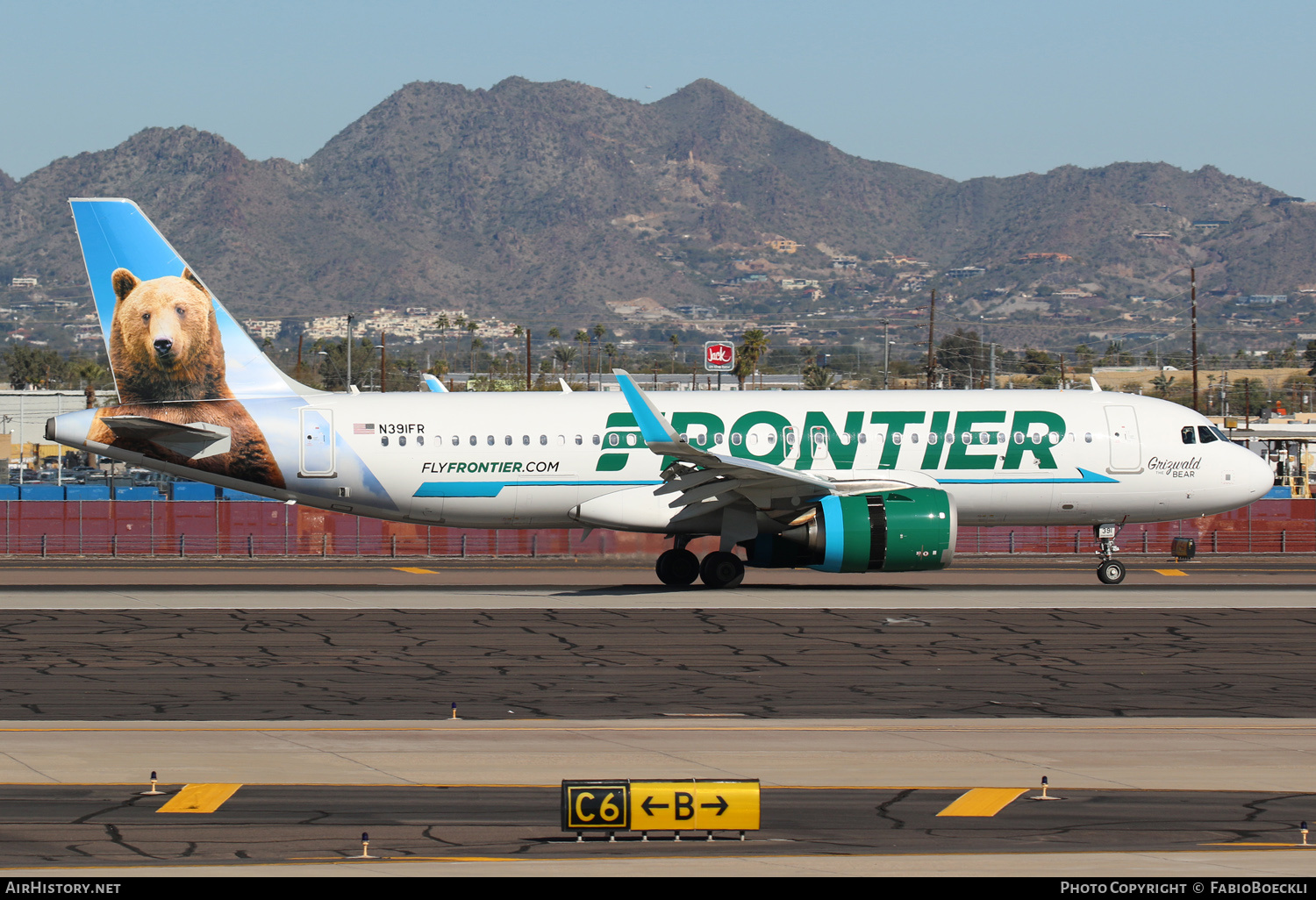 Aircraft Photo of N391FR | Airbus A320-251N | Frontier Airlines | AirHistory.net #552912
