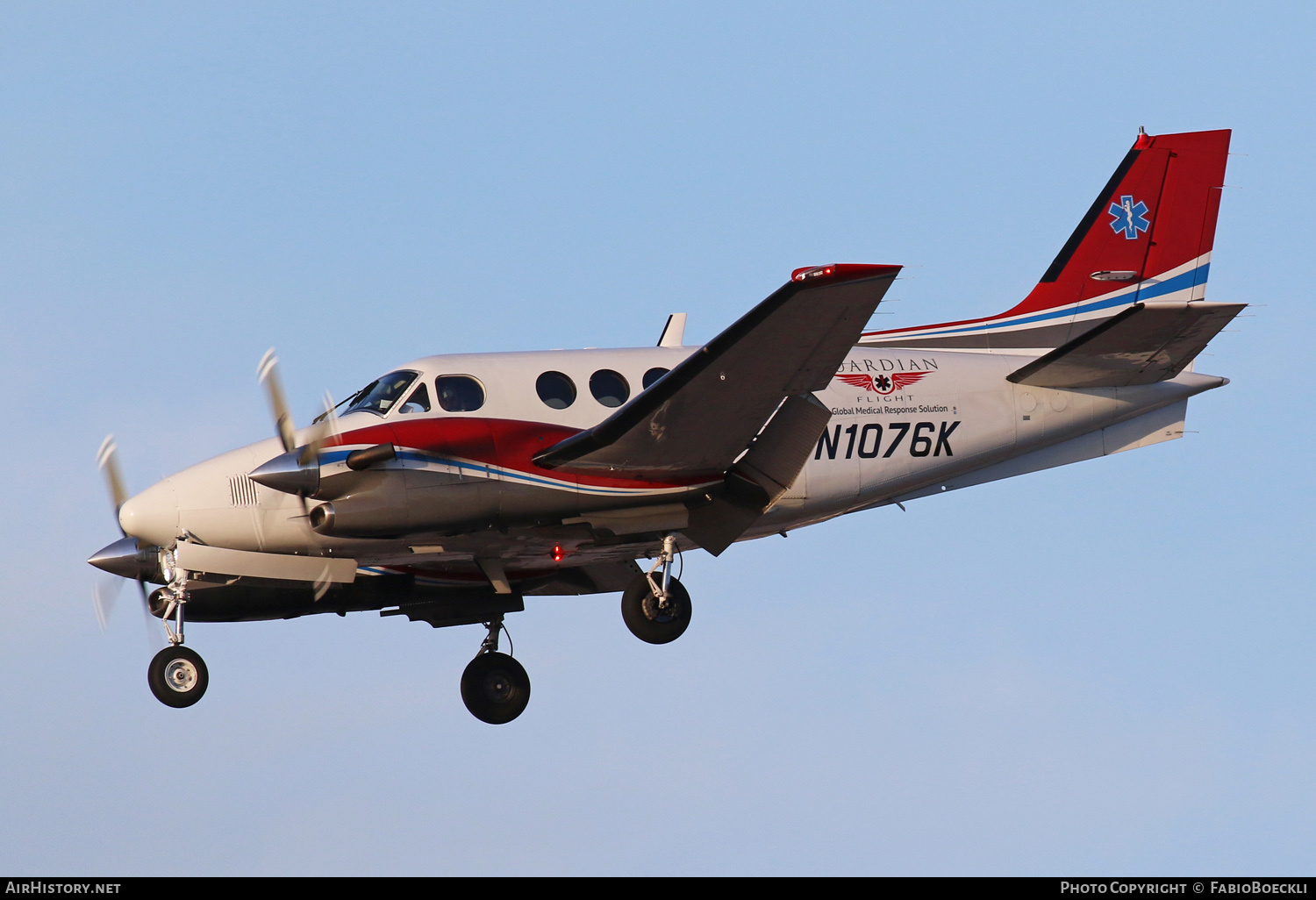 Aircraft Photo of N1076K | Raytheon C90A King Air | Guardian Flight | AirHistory.net #552922