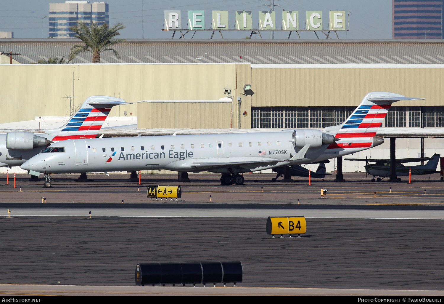 Aircraft Photo of N770SK | Bombardier CRJ-701ER (CL-600-2C10) | American Eagle | AirHistory.net #552959