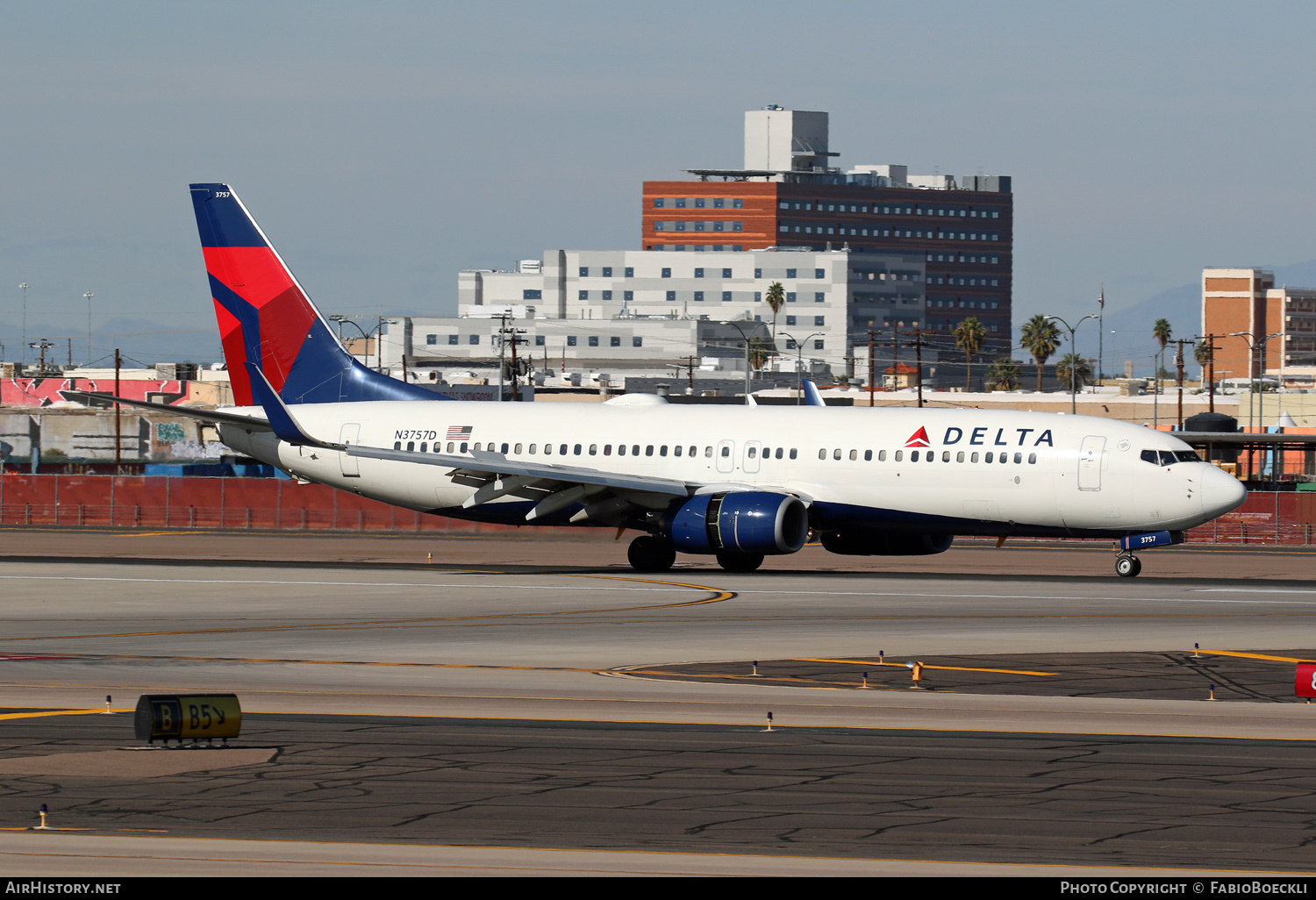 Aircraft Photo of N3757D | Boeing 737-832 | Delta Air Lines | AirHistory.net #552968