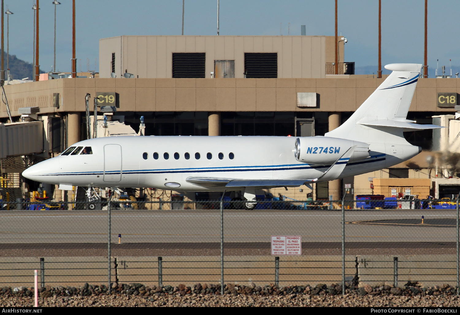 Aircraft Photo of N274SW | Dassault Falcon 2000EX | AirHistory.net #552971