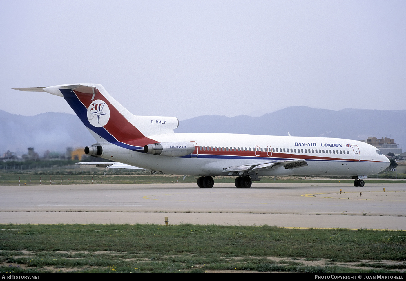 Aircraft Photo of G-BMLP | Boeing 727-264 | Dan-Air London | AirHistory.net #552976