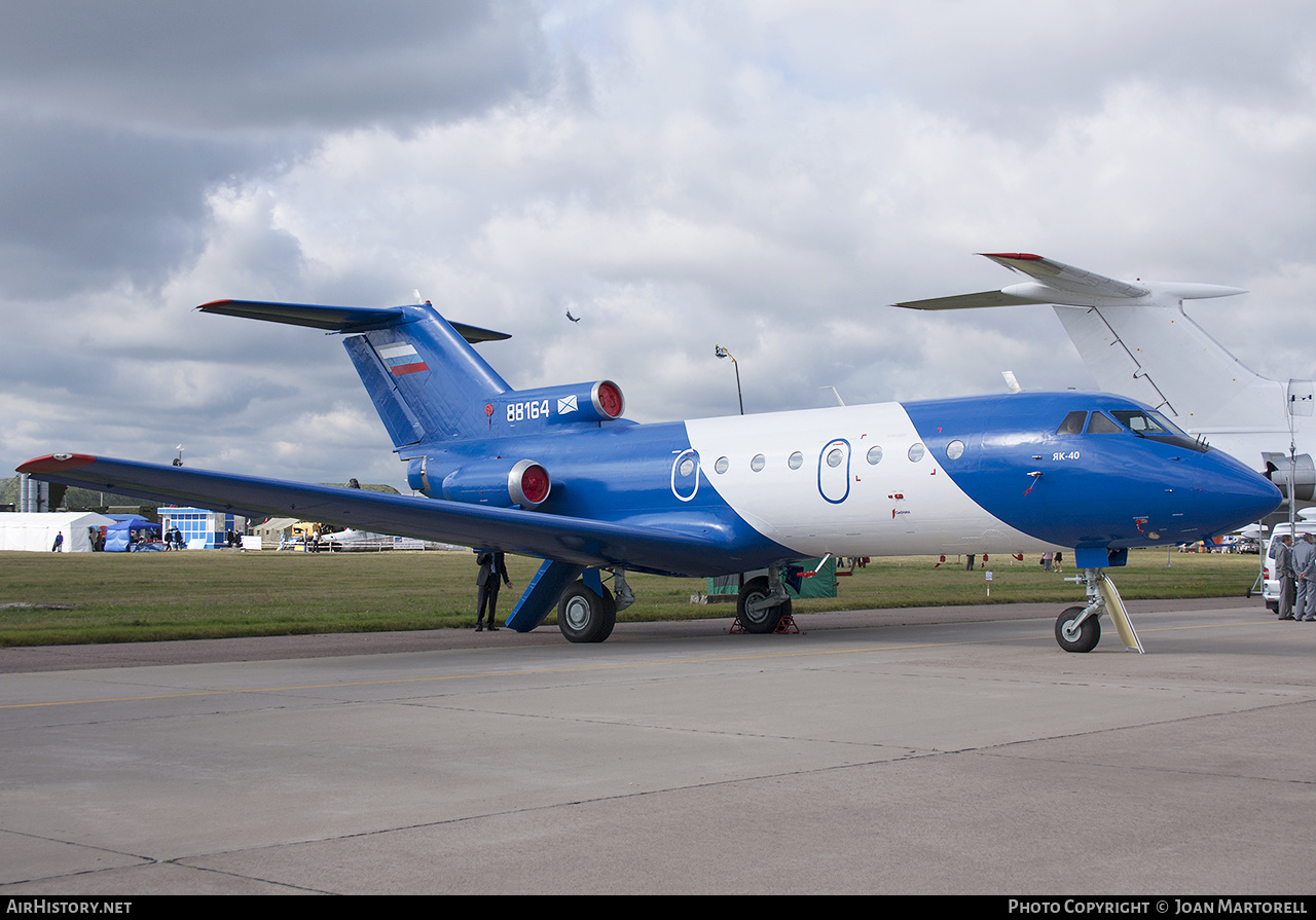 Aircraft Photo of 88164 | Yakovlev Yak-40 | Russia - Navy | AirHistory.net #552980