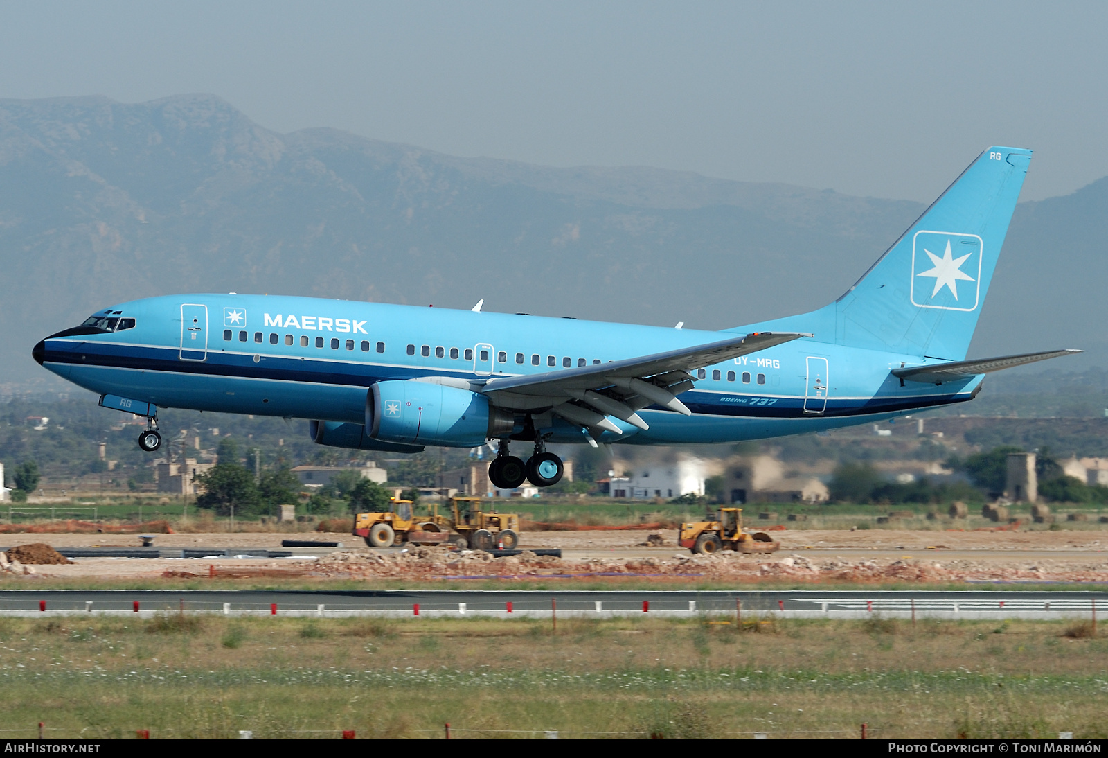 Aircraft Photo of OY-MRG | Boeing 737-7L9 | Maersk Air | AirHistory.net #552990