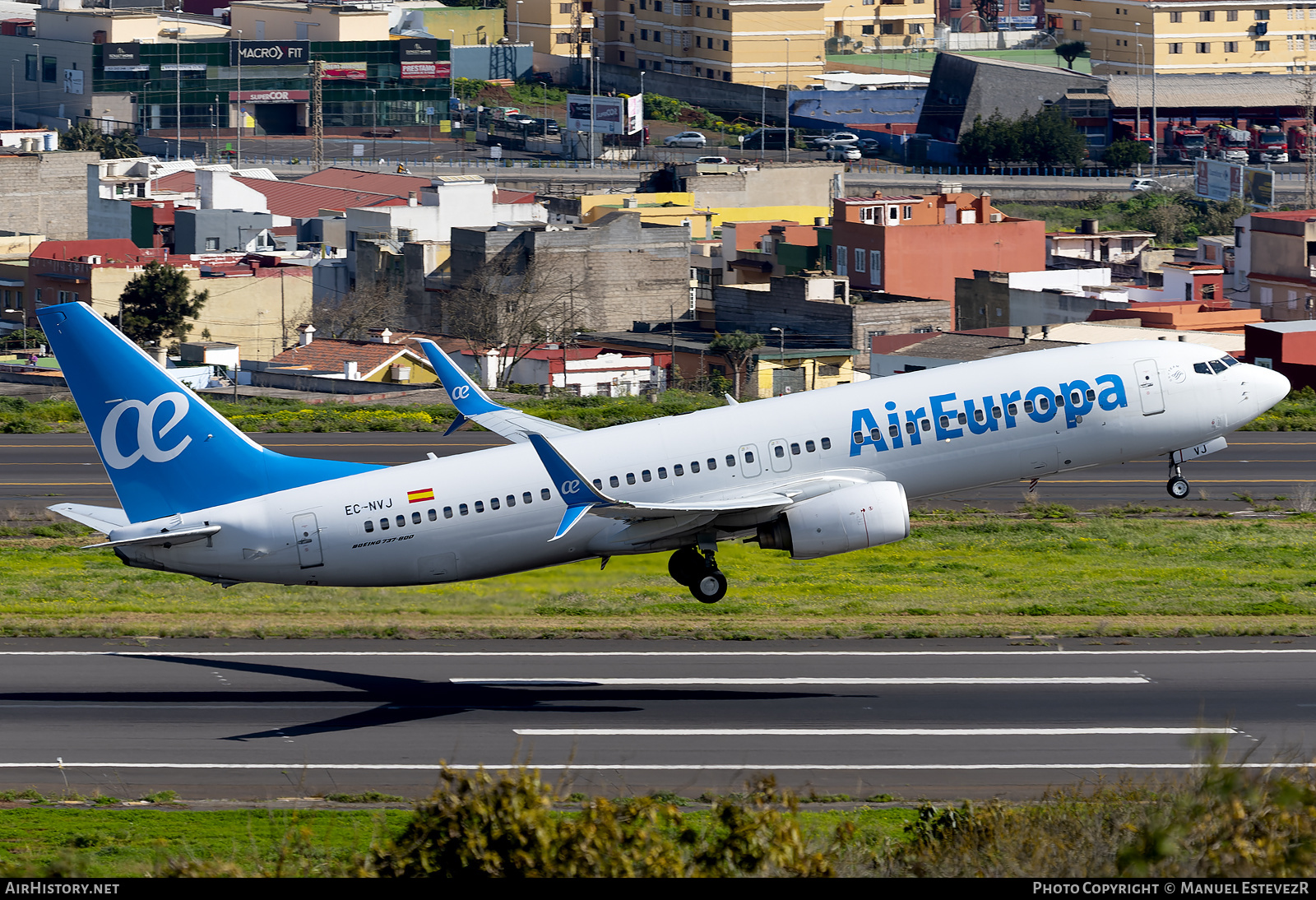 Aircraft Photo of EC-NVJ | Boeing 737-8K5 | Air Europa | AirHistory.net #553007