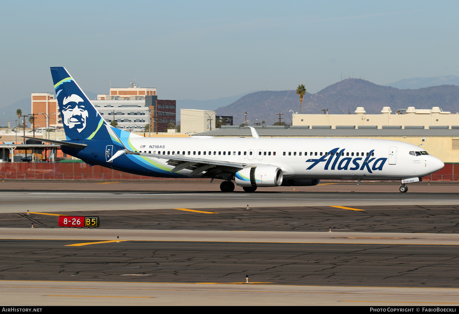 Aircraft Photo of N318AS | Boeing 737-990 | Alaska Airlines | AirHistory.net #553041