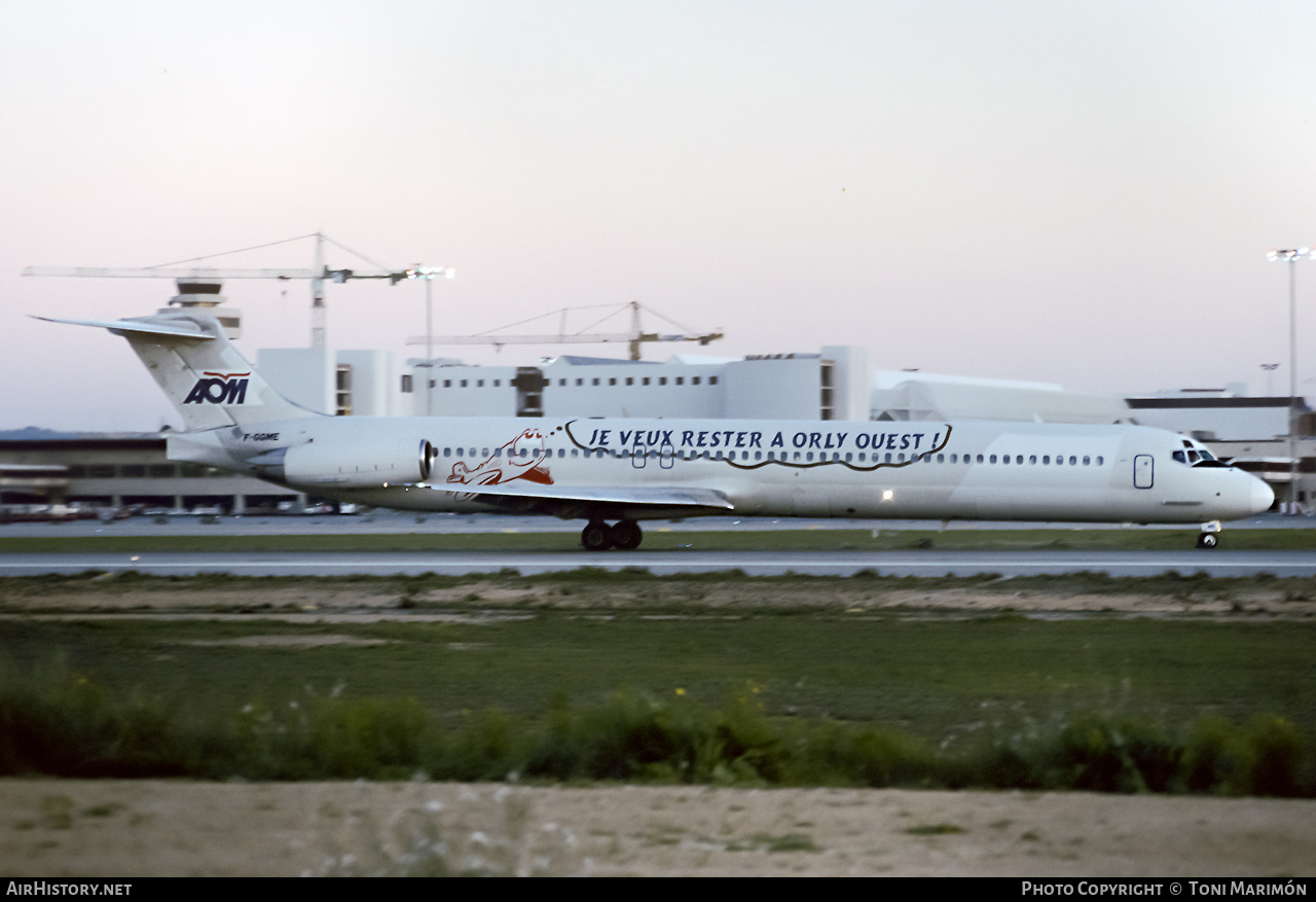Aircraft Photo of F-GGMC | McDonnell Douglas MD-83 (DC-9-83) | AOM French Airlines | AirHistory.net #553052