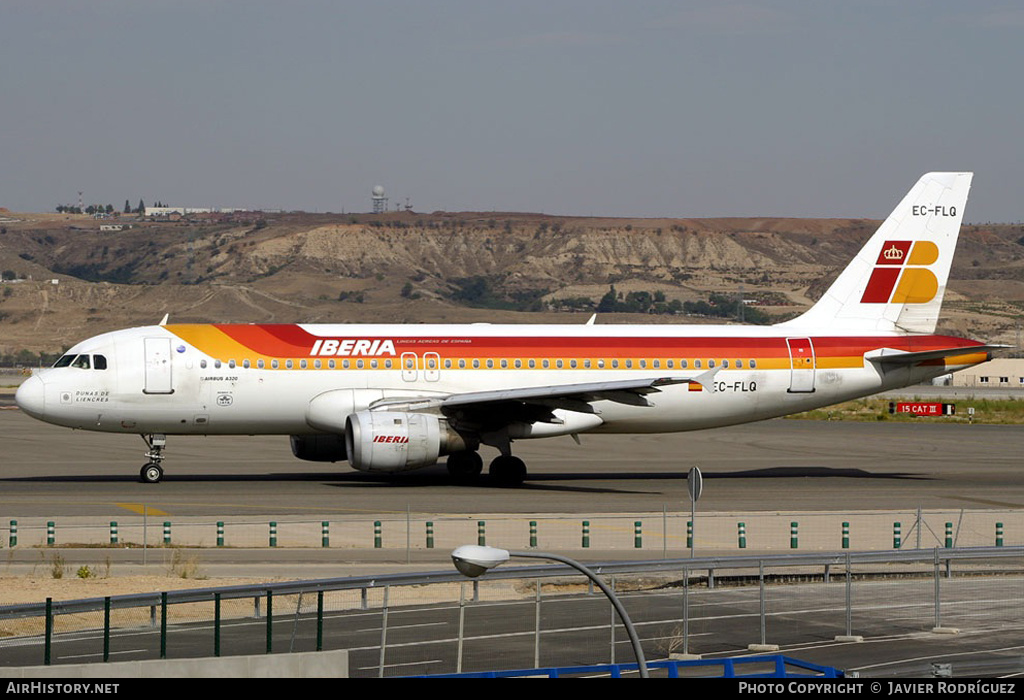 Aircraft Photo of EC-FLQ | Airbus A320-211 | Iberia | AirHistory.net #553058