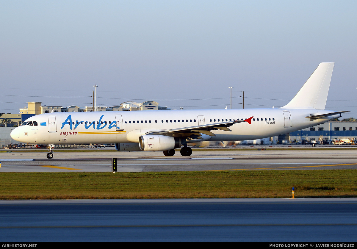Aircraft Photo of P4-AAI | Airbus A321-231 | Aruba Airlines | AirHistory.net #553066