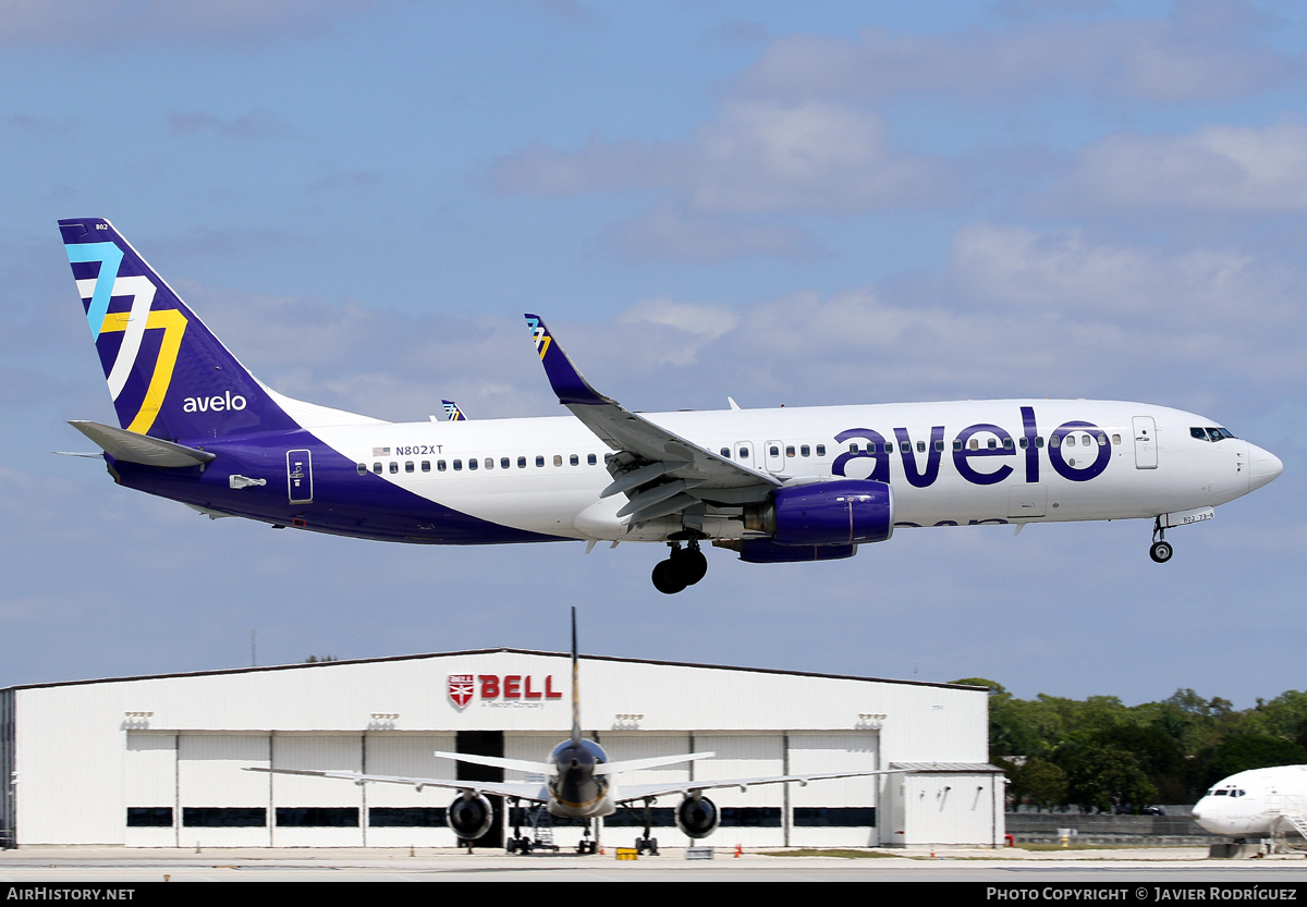 Aircraft Photo of N802XT | Boeing 737-8F2 | Avelo Airlines | AirHistory.net #553075