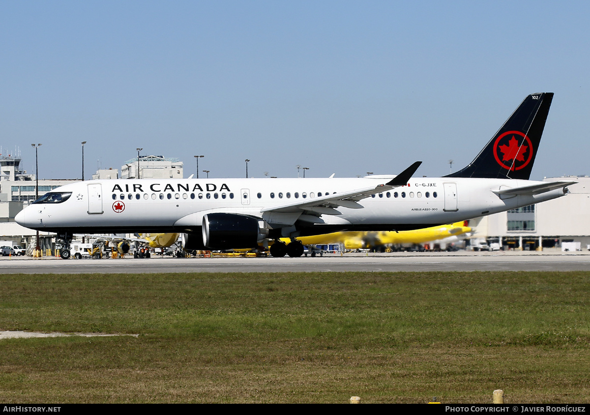Aircraft Photo of C-GJXE | Airbus A220-371 (BD-500-1A11) | Air Canada | AirHistory.net #553081