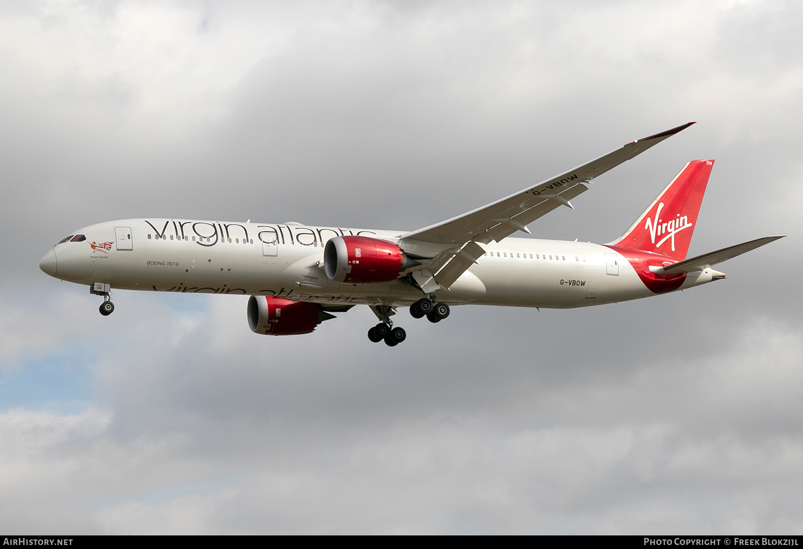 Aircraft Photo of G-VBOW | Boeing 787-9 Dreamliner | Virgin Atlantic Airways | AirHistory.net #553097
