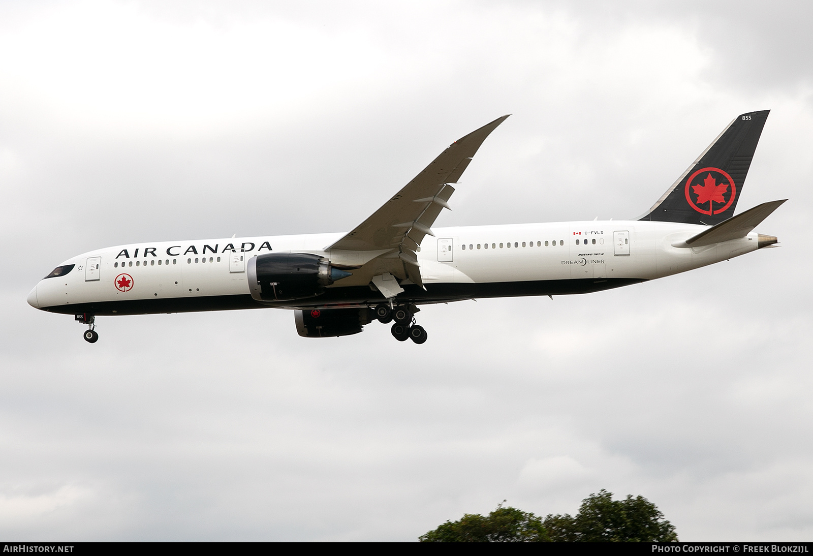 Aircraft Photo of C-FVLX | Boeing 787-9 Dreamliner | Air Canada | AirHistory.net #553099
