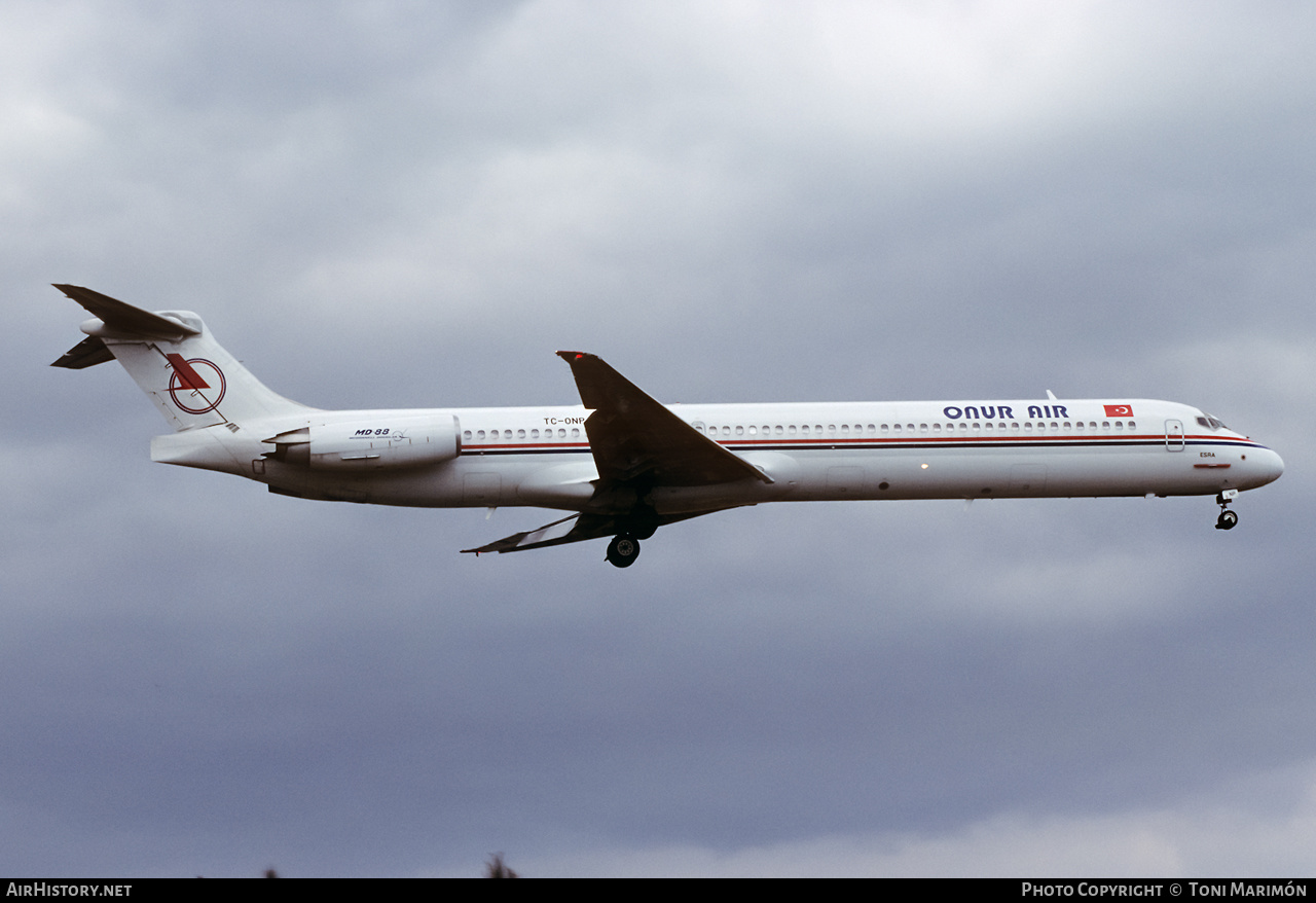 Aircraft Photo of TC-ONP | McDonnell Douglas MD-88 | Onur Air | AirHistory.net #553111