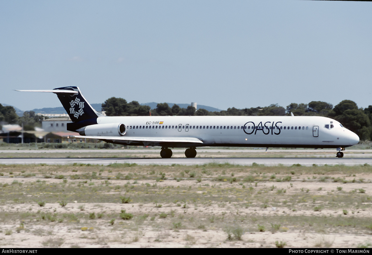 Aircraft Photo of EC-546 | McDonnell Douglas MD-83 (DC-9-83) | Oasis International Airlines | AirHistory.net #553114