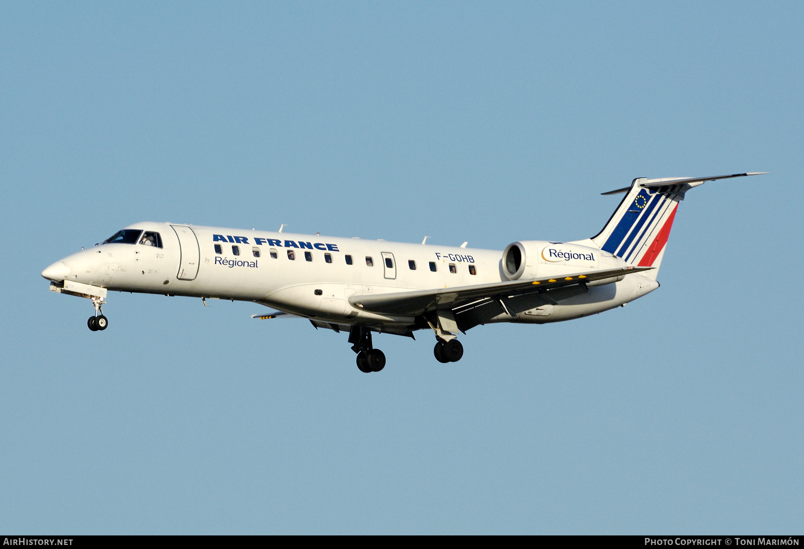 Aircraft Photo of F-GOHB | Embraer ERJ-135ER (EMB-135ER) | Air France | AirHistory.net #553122