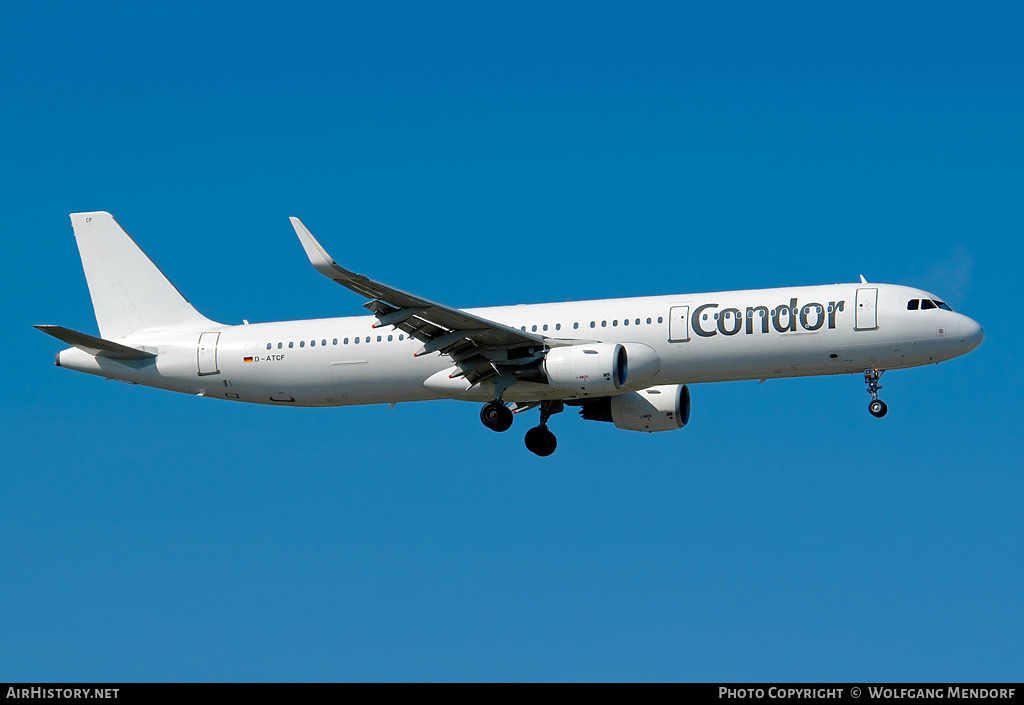 Aircraft Photo of D-ATCF | Airbus A321-211 | Condor Flugdienst | AirHistory.net #553158