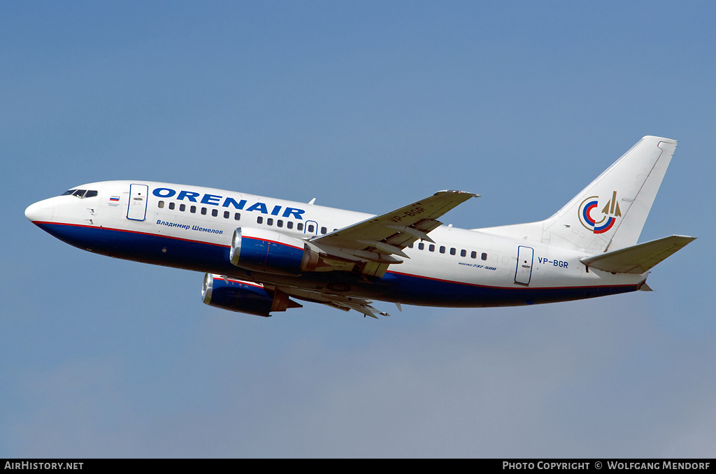 Aircraft Photo of VP-BGR | Boeing 737-505 | Orenair | AirHistory.net #553176