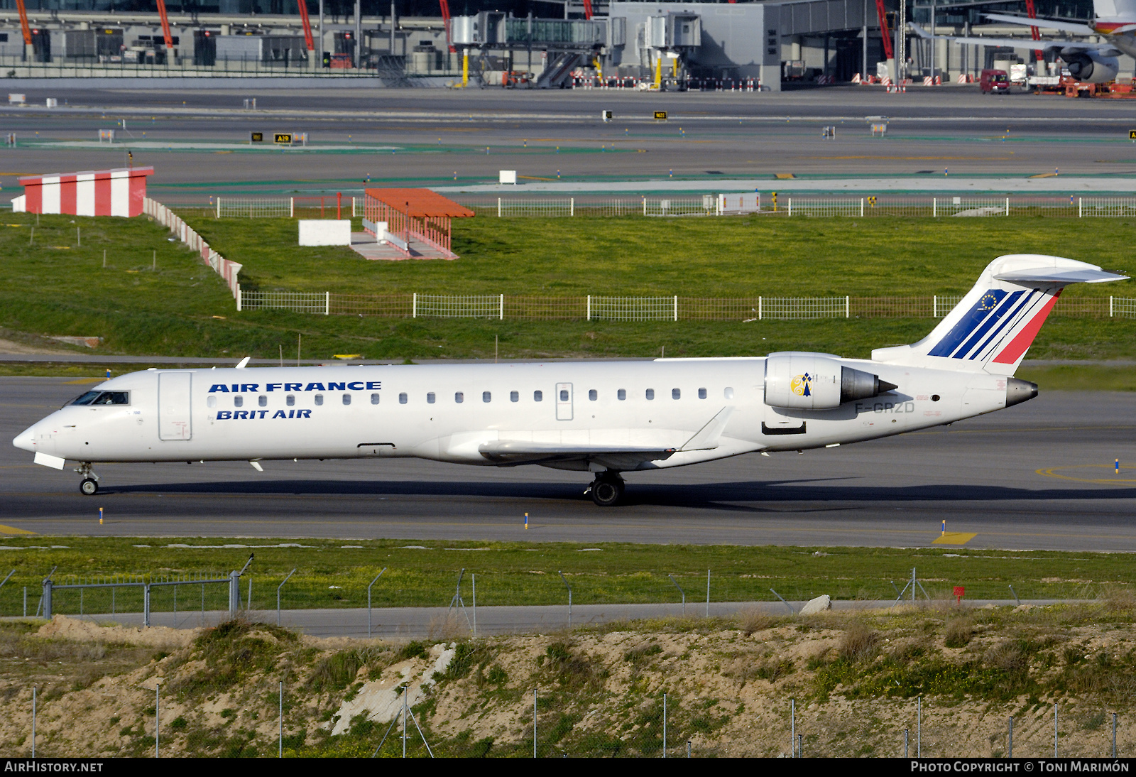 Aircraft Photo of F-GRZD | Bombardier CRJ-702 (CL-600-2C10) | Air France | AirHistory.net #553178