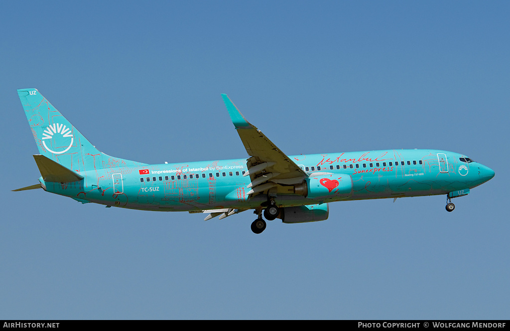 Aircraft Photo of TC-SUZ | Boeing 737-8HX | SunExpress | AirHistory.net #553180