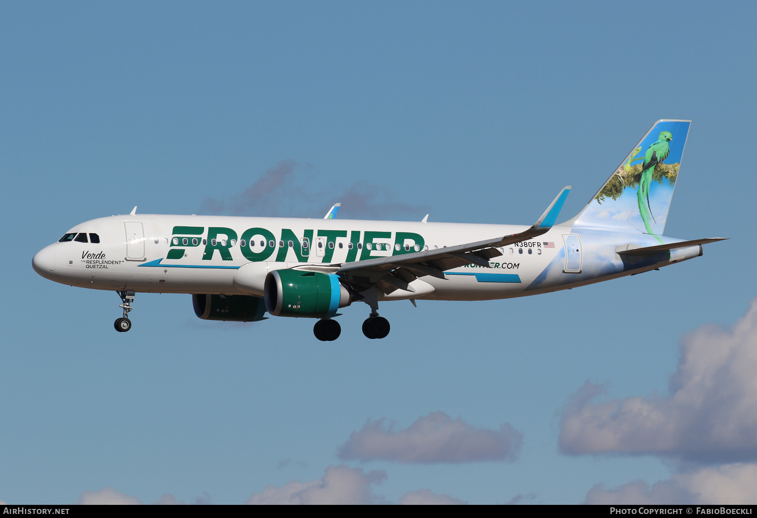 Aircraft Photo of N380FR | Airbus A320-251N | Frontier Airlines | AirHistory.net #553188