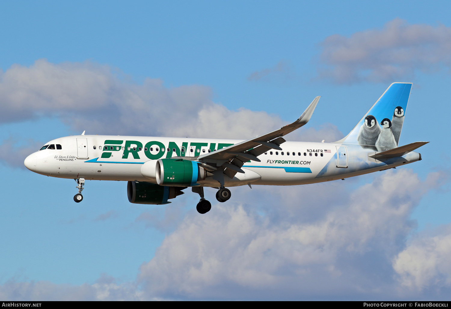 Aircraft Photo of N344FR | Airbus A320-251N | Frontier Airlines | AirHistory.net #553197