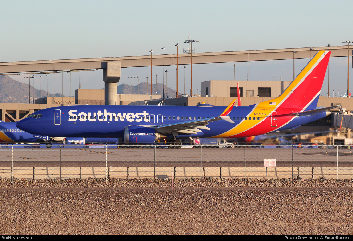 Aircraft Photo of N8765Q | Boeing 737-8 Max 8 | Southwest Airlines | AirHistory.net #553198