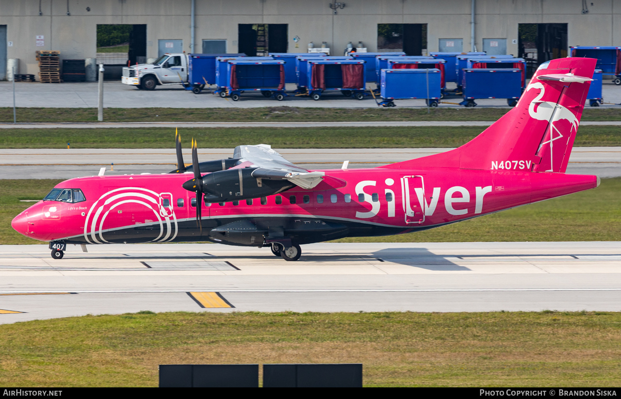 Aircraft Photo of N407SV | ATR ATR-42-500 | Silver Airways | AirHistory.net #553212