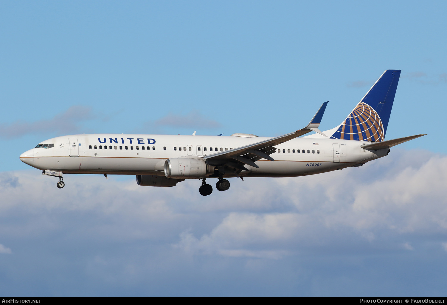 Aircraft Photo of N78285 | Boeing 737-824 | United Airlines | AirHistory.net #553213