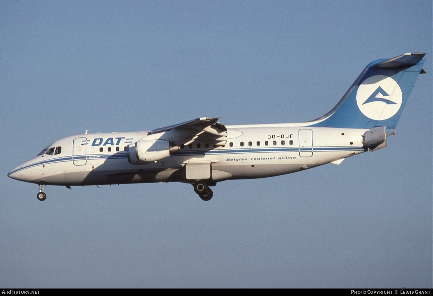 Aircraft Photo of OO-DJF | British Aerospace BAe-146-200 | Delta Air Transport - DAT | AirHistory.net #553225