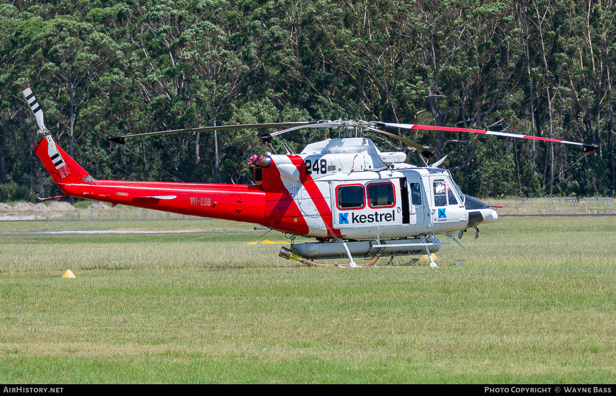 Aircraft Photo of VH-ESB | Bell 412EP | Kestrel Aviation | AirHistory.net #553231