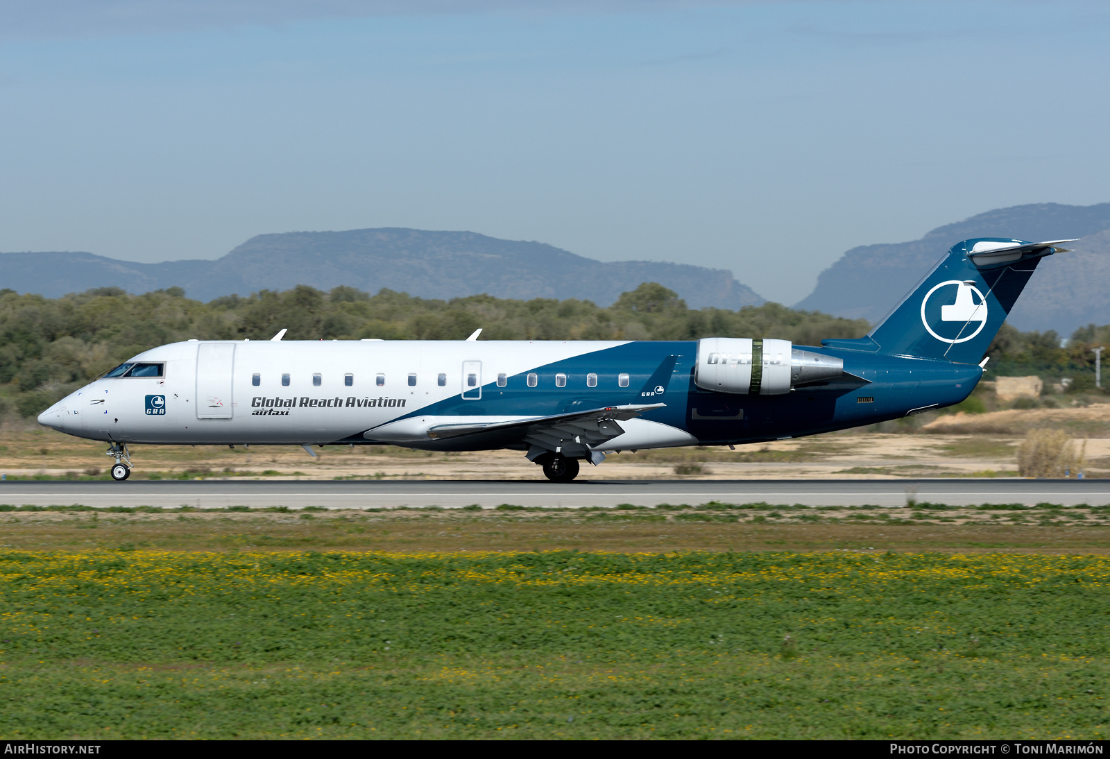 Aircraft Photo of OY-CRJ | Bombardier CRJ-200LR (CL-600-2B19) | Global Reach Aviation - GRA | AirHistory.net #553263