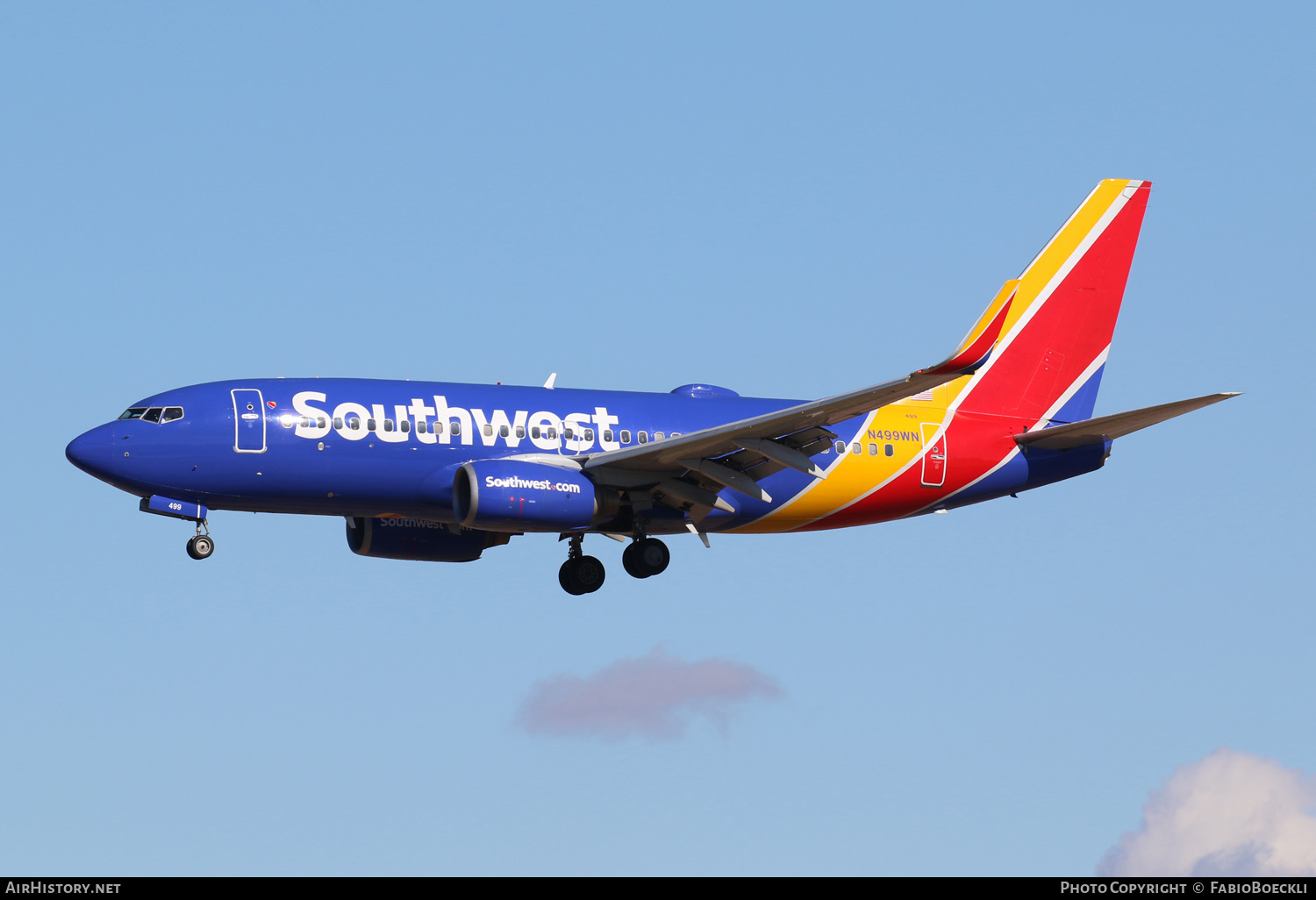 Aircraft Photo of N499WN | Boeing 737-7H4 | Southwest Airlines | AirHistory.net #553281