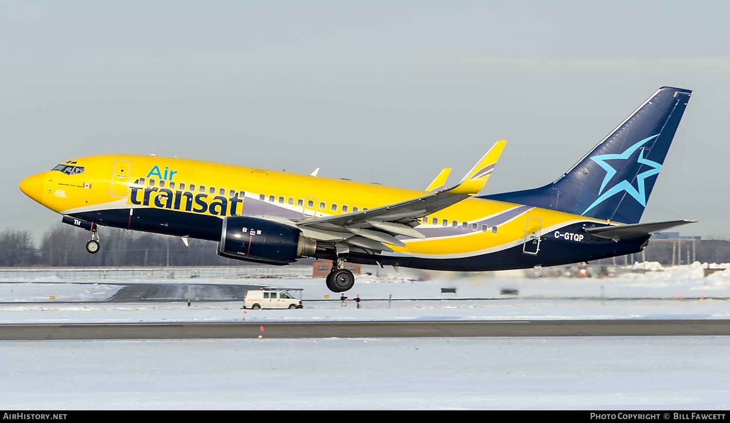 Aircraft Photo of C-GTQP | Boeing 737-73S | Air Transat | AirHistory.net #553285