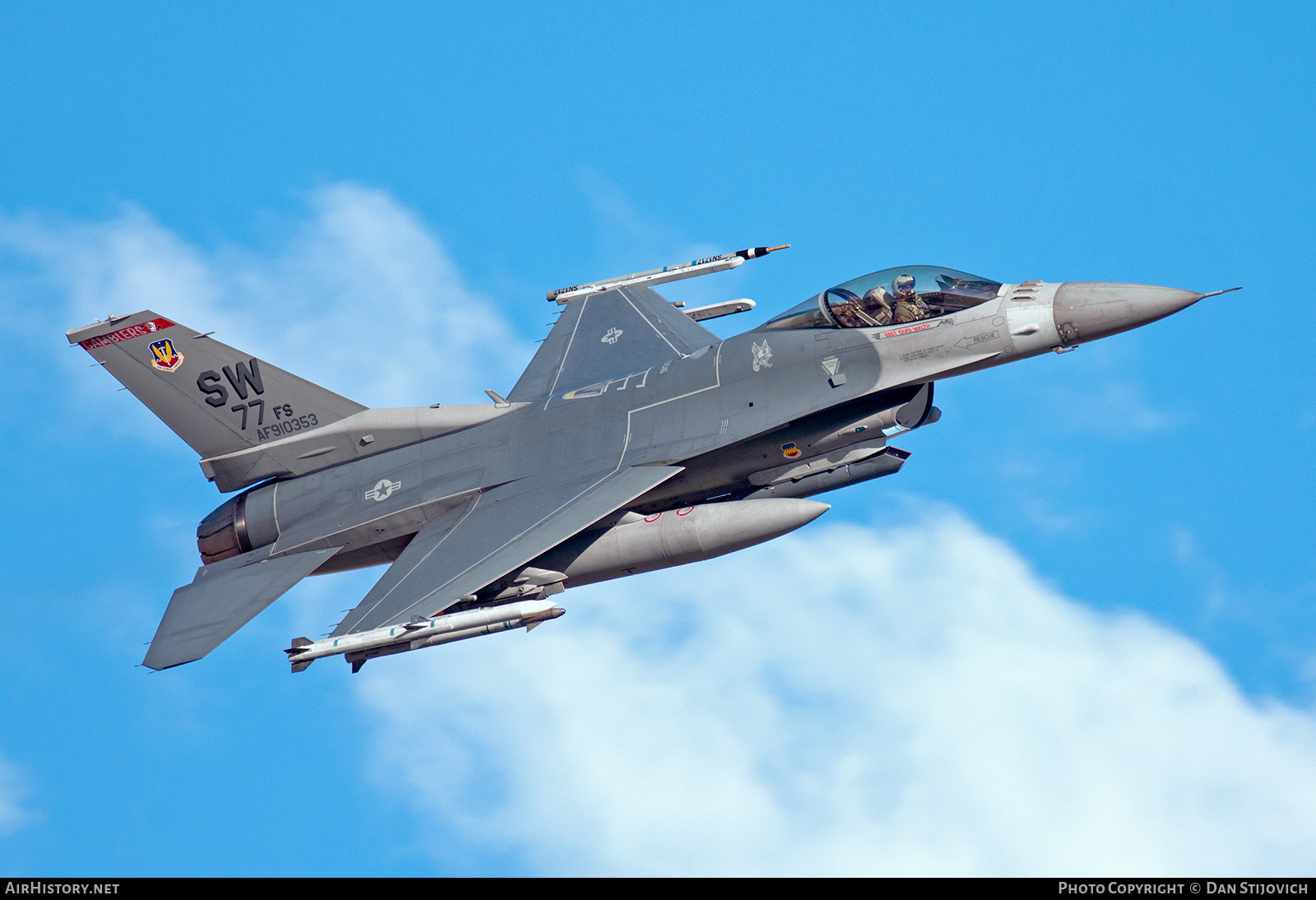 Aircraft Photo of 91-0353 / AF91-353 | General Dynamics F-16C Fighting Falcon | USA - Air Force | AirHistory.net #553289